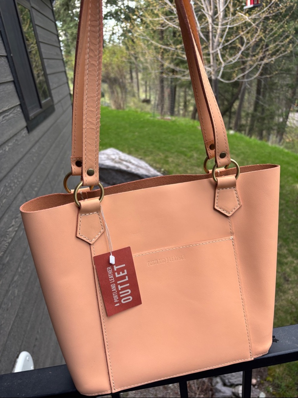 Market Tote, Mamey, Portland Leather, NWT